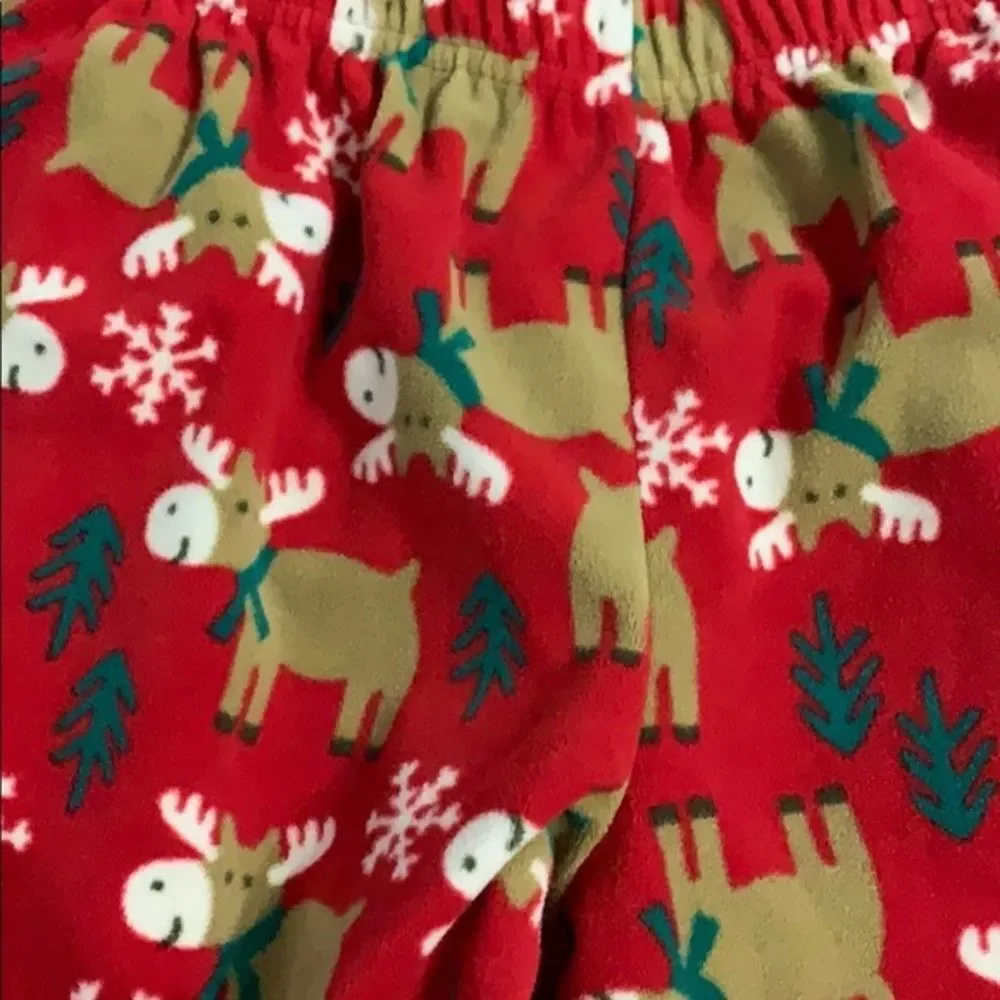 Oshkosh Girls Fleece Holiday Pj Set Size 10 Moose